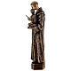 Bronzestatue, Heiliger Antonius von Padua, 60 cm, für den AUßENBEREICH s8