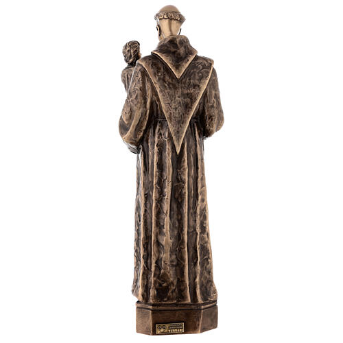 Statue of St. Anthony of Padua in bronze 60 cm for EXTERNAL USE 9