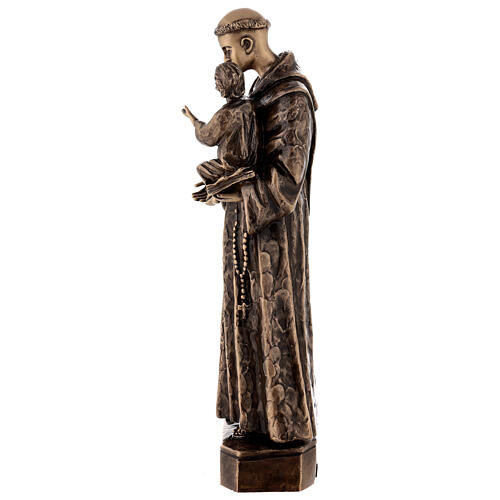 Statua bronzea Sant'Antonio Padova 60 cm per ESTERNO 8