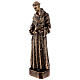 Statua bronzea Sant'Antonio Padova 60 cm per ESTERNO s3