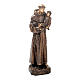 Bronzestatue, Heiliger Antonius von Padua, 80 cm, für den AUßENBEREICH s1