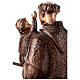 Bronzestatue, Heiliger Antonius von Padua mit Kind, 120 cm, für den AUßENBEREICH s10