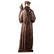 Statue of St. Anthony with Child in bronze 120 cm for EXTERNAL USE s12