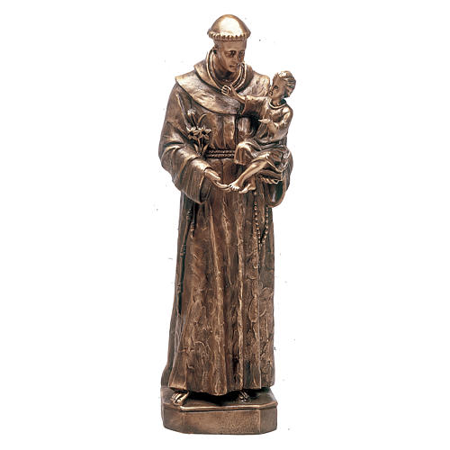 Estatua San Antonio Padua bronce 160 cm para EXTERIOR 1