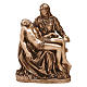 Statue of the Pietà in bronze 50 cm for EXTERNAL USE s1