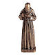 Statue of Padre Pio in bronze 80 cm for EXTERNAL USE s1