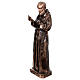Statue Saint Pio bronze 80 cm pour EXTÉRIEUR s3