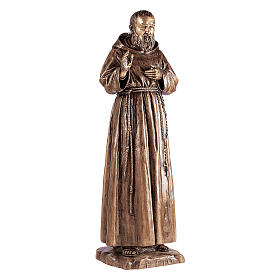 Estatua San Pío de Pietralcina bronce 180 cm para EXTERIOR