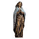 Figura z brązu Maryja Niepokalana, płaszcz błękitny, 65 cm, na ZEWNĄTRZ s1