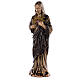 Escultura Sagrado Corazón de Jesús bronce 60 cm para EXTERIOR s3