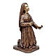 Bronzestatue, kniende Frau, 65 cm, für den AUßENBEREICH s1