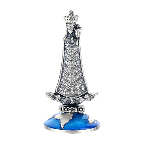 Our Lady of Loreto statue on world, 7 cm 1