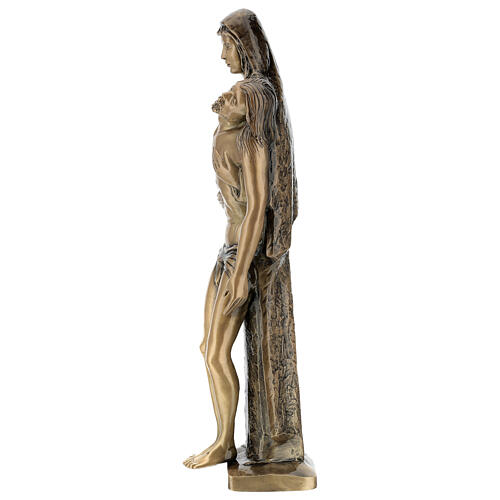 Standing Pietà, bronze statue for OUTDOOR, 80 cm 7
