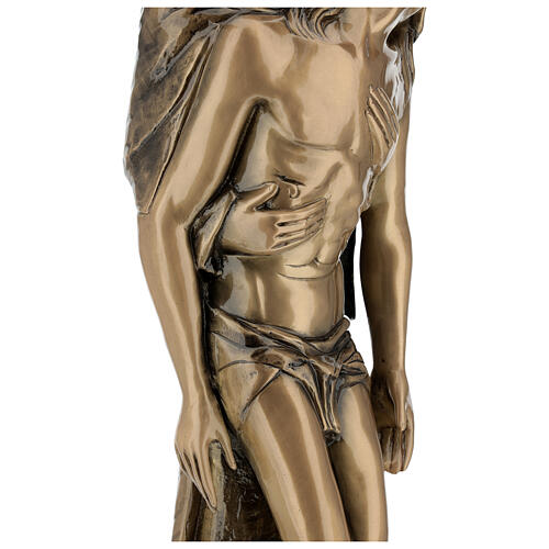 Piedad de pie estatua bronce PARA EXTERIOR 80 cm 10