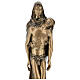 Piedad de pie estatua bronce PARA EXTERIOR 80 cm s4