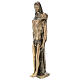Pietà debout statue bronze POUR EXTÉRIEUR 80 cm s3