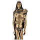 Pietà debout statue bronze POUR EXTÉRIEUR 80 cm s4