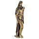 Pietà debout statue bronze POUR EXTÉRIEUR 80 cm s5
