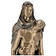 Pietà de pé imagem bronze EXTERIOR 80 cm s8