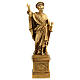 Statue Saint Pierre bronze doré 30 cm s1