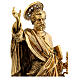 Statue Saint Pierre bronze doré 30 cm s6