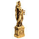 Statue Saint Pierre bronze doré 30 cm s7