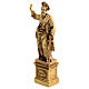 Heiliger Paulus – Statue aus goldfarbener Bronze, 30 cm s3