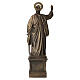 Statue Saint Paul bronze 30 cm s7