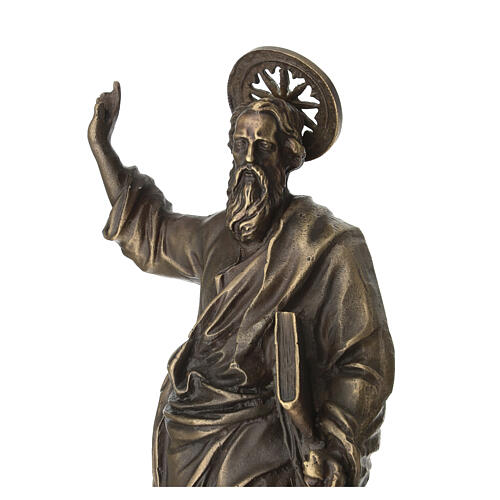 Święty Paweł figura brąz pozłacany, 30 cm 3