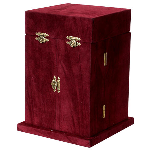 Saint Paul bronze statue of 6 in, velvet case 5