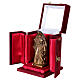 Saint Paul bronze statue of 6 in, velvet case s2