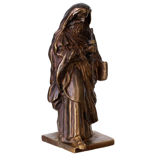 Bronze statue of St. Paul 16 cm in velvet box 6