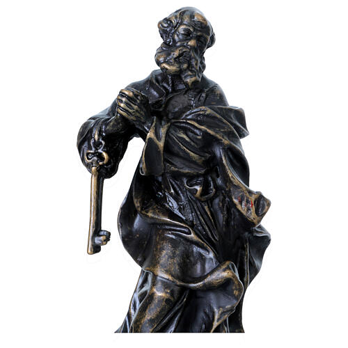 Statue bronze St. Pierre 20 cm 2