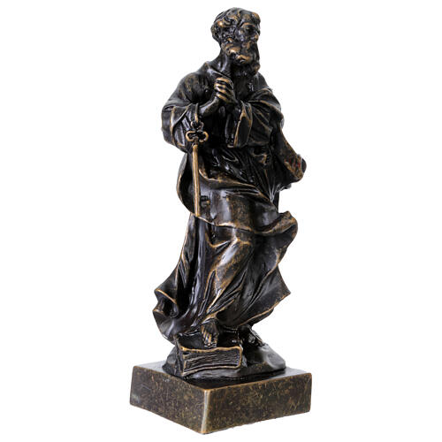 Statue bronze St. Pierre 20 cm 4