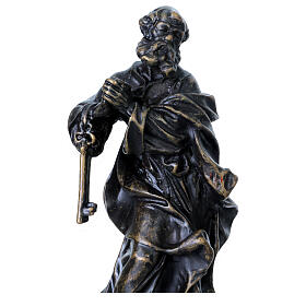 Statua bronzo San Pietro 20 cm