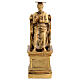 Estátua de São Pedro em bronze dourado, 14 cm