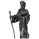 St Peter gilded bronze statue 14 cm s2