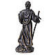 St Peter gilded bronze statue 14 cm s5