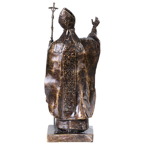 Statua bronzo Papa Giovanni Paolo II 25 cm 5