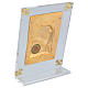 Pope John XXIII alloy tablet on plexiglass 20x15 cm s5