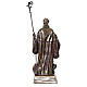 Estatua bronce lacado San Benedicto 30 cm s7