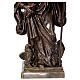 Estátua em bronze envernizado de São Bento, 30 cm s6