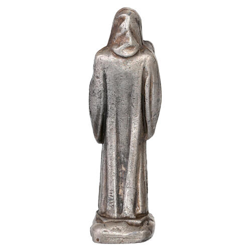 Saint Benedict statue in zinc and copper alloy, 3 in 3