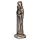 Saint Benedict statue in zinc and copper alloy, 3 in s2