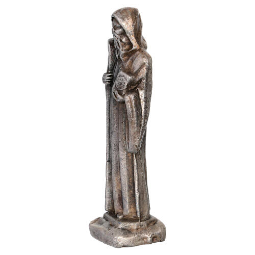 Statue Saint Benoît en alliage 7 cm 2