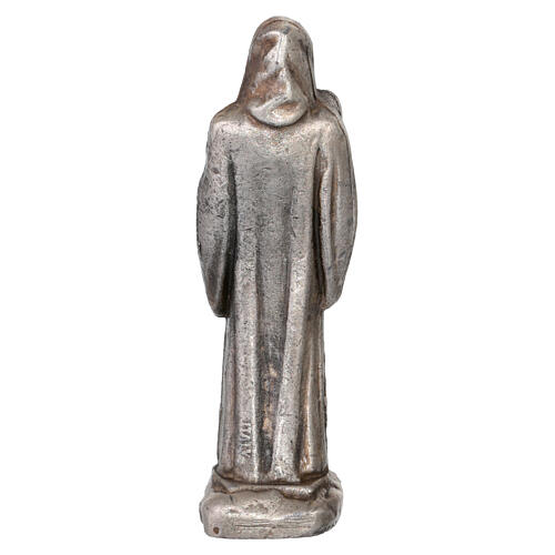 Statue Saint Benoît en alliage 7 cm 3