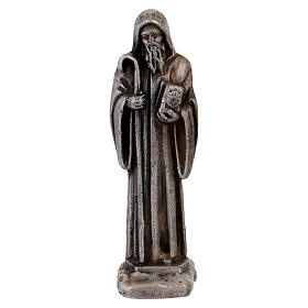 Estátua de São Bento em liga 7 cm