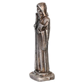 Estátua de São Bento em liga 7 cm