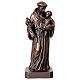 Statue Saint Antoine en bronze 20 cm s1