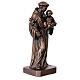 Statue Saint Antoine en bronze 20 cm s4